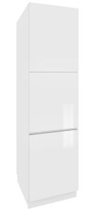 Köögi kõrge põrandakapp Campari SPD 4-2137, 40x58xK213,7 cm, valge läikega