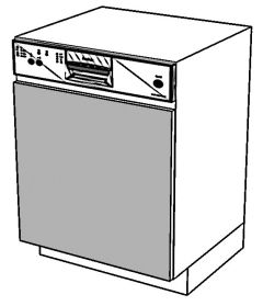 Köögi nõudepesumasina uksepaneel Elin FZ 6A, 60x1,9xK57 cm