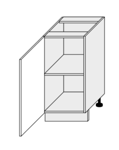 Köögi põrandakapp D1D 40, 40x50xK82 cm