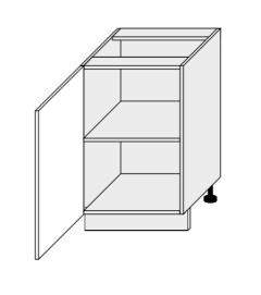 Köögi põrandakapp D1D 50, 50x50xK82 cm