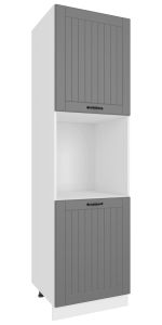 Köögi kõrge ahjukapp Lora SPP 6/2137,  60x58xK213,7 cm, hall