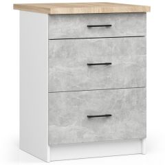 Köögi põrandakapp Olivia S603S, 60x46xK82 cm, betoon