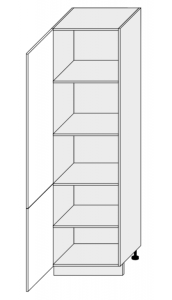 Köögi põrandakapp Optimum  D14-DP-207, 60x56,5xK207 cm