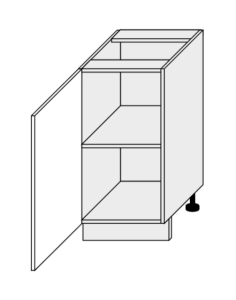 Köögi põrandakapp Optimum D1D 45, 45x50xK82 cm