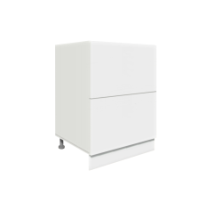 Köögi põrandakapp sahtlitega D2 A-60, 60x50xK82 cm, valge