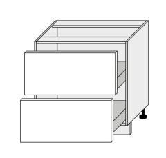 Köögi põrandakapp sahtlitega D2 A-80, 80x50xK82 cm
