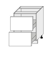 Köögi põrandakapp sahtlitega D2M-60, 60x50xK82 cm