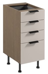 Köögi põrandakapp Sorento D40S4, Baltic storm + beež