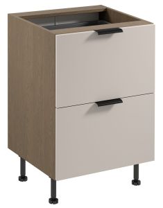 Köögi põrandakapp Sorento D60S2+1, Baltic storm + beež