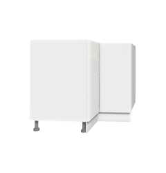 Köögi põrandanurgakapp D12 90, 84x84x50xK82 cm, valge