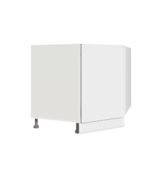 Köögi põrandanurgakapp D12R 90, 84x84x50xK82 cm, valge