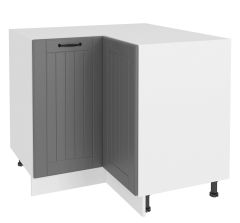 Köögi põrandanurgakapp Lora DNPP9, 90x90x54xK82 cm, hall