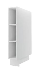 Köögi põrandariiul D-15 O, 15x50xK82 cm, valge