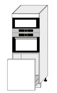 Köögi ahjukapp Optimum  D5A 60-154, 60x56,5xK154 cm