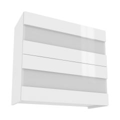 Köögi seinakapp Campari WOW 8-72, 80x32xK72 cm, valge läikega