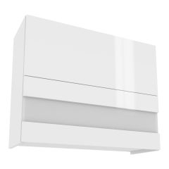 Köögi seinakapp Campari WWPO 9-72, 90x32xK72 cm, valge läikega