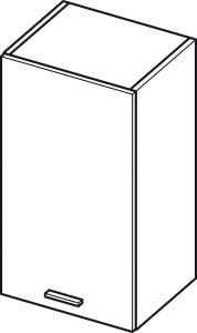 Köögi seinakapp Elin W 45-94, 45x32xK94 cm