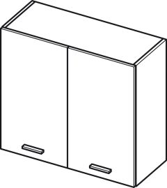 Köögi seinakapp Elin W 6-94 P-L, 60x32xK94 cm