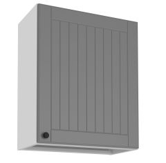 Köögi seinakapp nõuderestiga Lora WS6-72, 60x32xK72 cm, hall