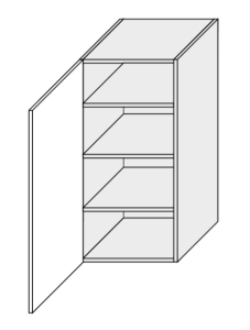 Köögi seinakapp Optimum W4 40, 40x32,5xK96 cm