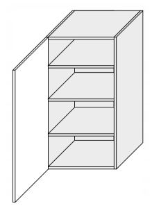 Köögi seinakapp Optimum W4 45, 45x32,5xK96 cm