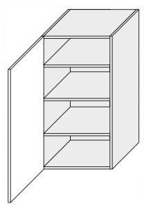 Köögi seinakapp Optimum W4 50, 50x32,5xK96 cm
