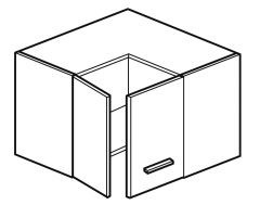 Köögi seinanurgakapp Elin WNPP 60-60-36, 60x60x32xK36 cm