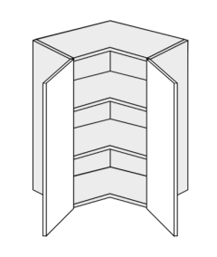 Köögi seinanurgakapp W12-60, 60x60x32,5xK72 cm,