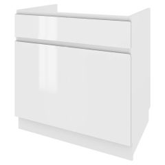 Köögi valamukapp Campari DZS 8 STM, 80x54xK82 cm, valge läikega