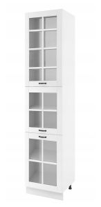 Köögi vitriinkapp Lora SPDW 4-2357, 405x58xK235,7 cm, valge