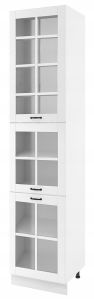 Köögi vitriinkapp Lora SPDW 6-2357, 60x58xK235,7 cm, valge