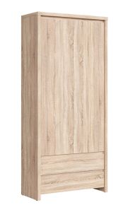 Kappriiul Kaspia S128-REG2D2S, 90x40,5xK200,5 cm, sonoma tamm