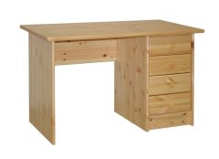 Kirjutuslaud HANSI 1, 120x63xK73 cm, mänd, naturaalne