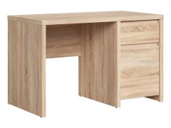 Kirjutuslaud Kaspia S128-BIU1D1S 120, 120x65xK77 cm, sonoma tamm
