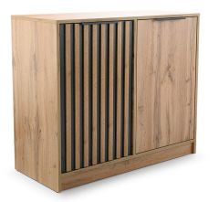 Kummut Bali Lux D2, 94x41xK82 cm, Wotan tamm + must