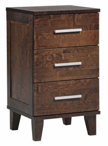 Kummut Elina 21-2, 41x41xK72 cm tume pähkel