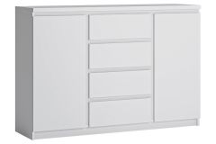 Kummut Fribo FRIK03, 135,4x40xK92,9 cm, Alpivalge