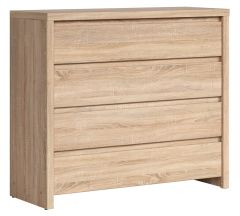 Kummut Kaspia S128-KOM4S, 105x40,5xK92 cm, sonoma tamm