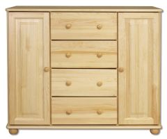 Kummut KD117, 118x47xK100 cm, mänd, naturaalne