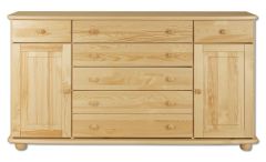 Kummut KD150, 165x42xK92 cm, mänd, naturaalne