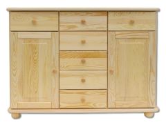 Kummut KD153, 125x42xK92 cm, mänd, naturaalne