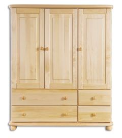 Kummut KD166, 125x42xK125 cm, mänd, naturaalne