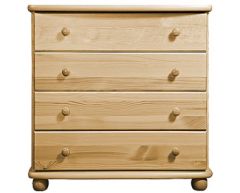 Kummut Mait 1, 85x42xK75 cm, mänd, naturaalne