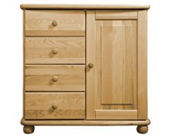 Kummut Mait 3, 85x42xK75 cm, mänd, naturaalne