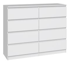 Kummut Malwa M8, 120x40xK97 cm, valge