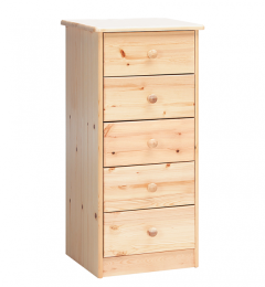 Kummut Mario 3, 42x35xK89 cm, mänd, naturaalne