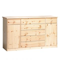 Kummut Mario 9, 151x48xK89 cm, mänd, naturaalne