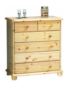 Kummut Marks 3, 83x40xK93 cm, mänd, naturaalne