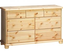 Kummut Marks 4, 120x40xK77 cm, mänd, naturaalne