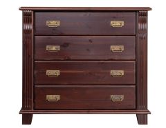 Kummut Monaco MO-108, 95x43xK71 cm, 38 tumepruun